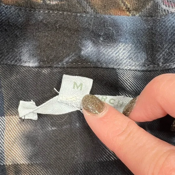 Patchwork Flannel Dress M - Picture 13 of 14